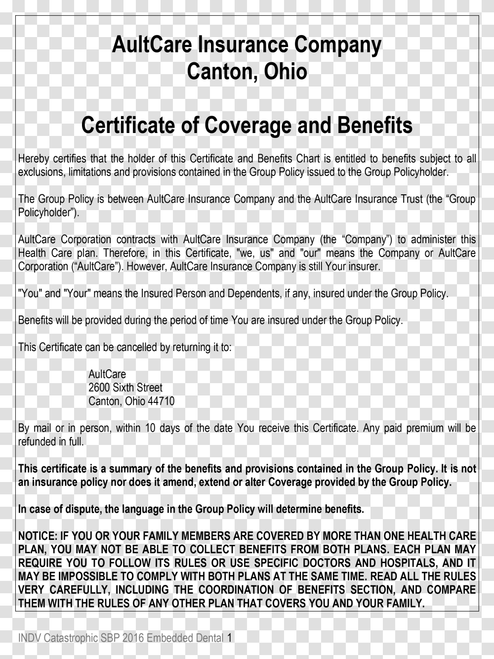 Sample Health Insurance Certificate, Gray, World Of Warcraft Transparent Png