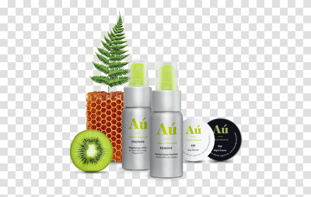 Sample Kit Au Natural Skinfood Discovery Skincare Cosmetics, Plant, Fruit, Kiwi, Bottle Transparent Png