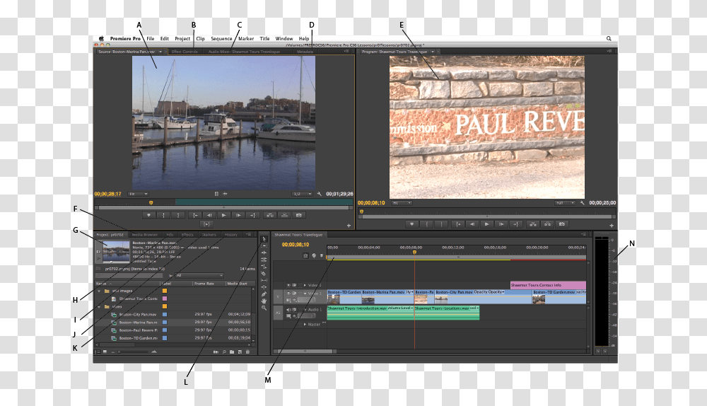 Sample Lesoon Image Adobe Premiere Pro Panels, Water, Monitor, Screen, Waterfront Transparent Png