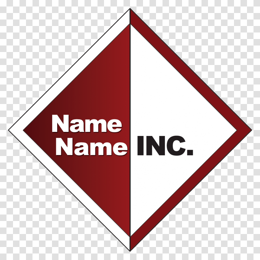 Sample Logo Sign, Label, Triangle Transparent Png