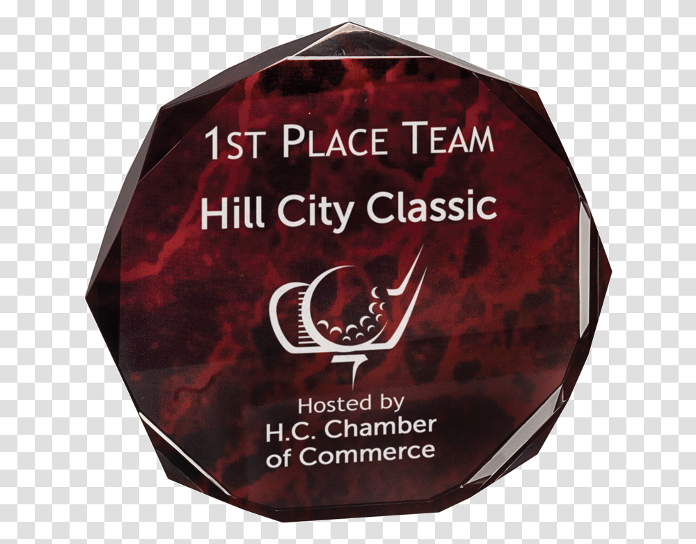 Sample Of Red Marble Octagon Acrylic Award American College Of Physicians, Advertisement, Poster, Paper Transparent Png