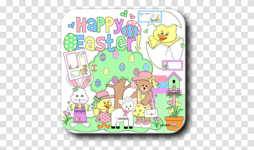 Sample Sample Sample Happy Easter, Doodle, Drawing, Jigsaw Puzzle Transparent Png