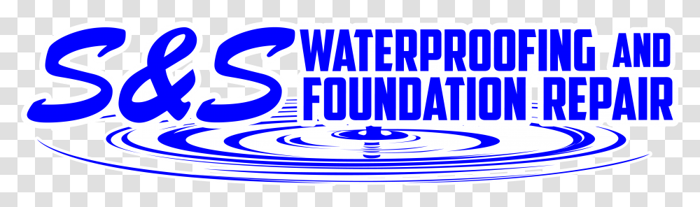 Samps Waterproofing And Foundation Repair Logo Electric Blue, Outdoors, Ripple, Trademark Transparent Png