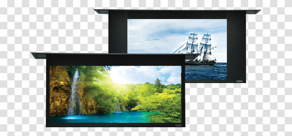 Samsung 32 Digital Tv, Boat, Monitor, Screen, Electronics Transparent Png