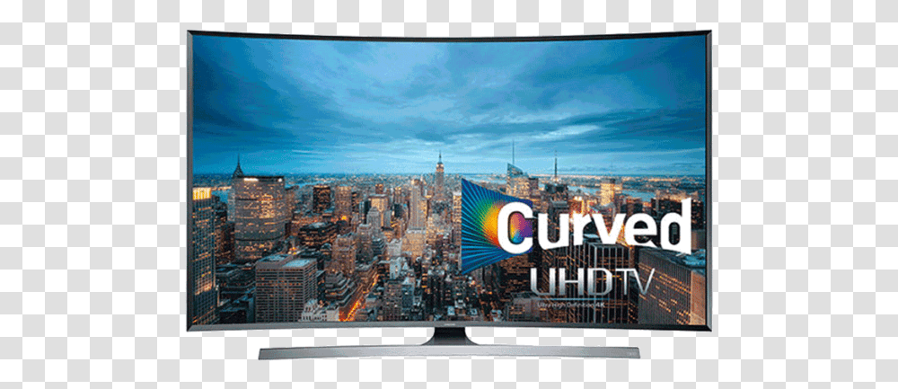 Samsung 55in Tv 4k Curved New York City, Urban, Building, Metropolis, High Rise Transparent Png