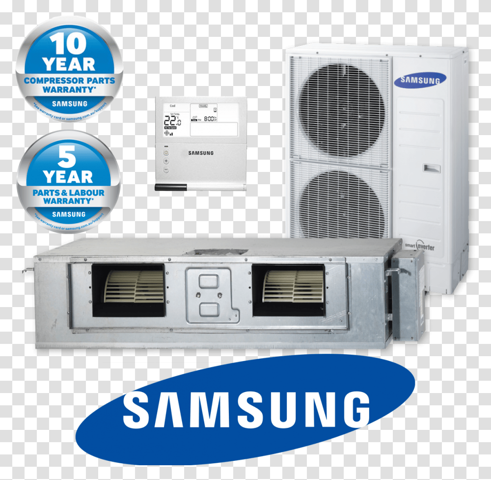 Samsung Air Conditioner, Label, Electronics, Cooktop Transparent Png