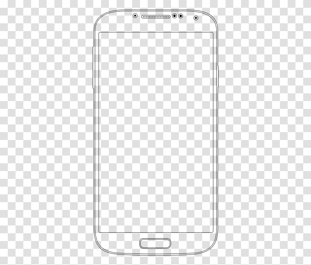Samsung Drawing Wireframe Smartphone, Gray, World Of Warcraft Transparent Png
