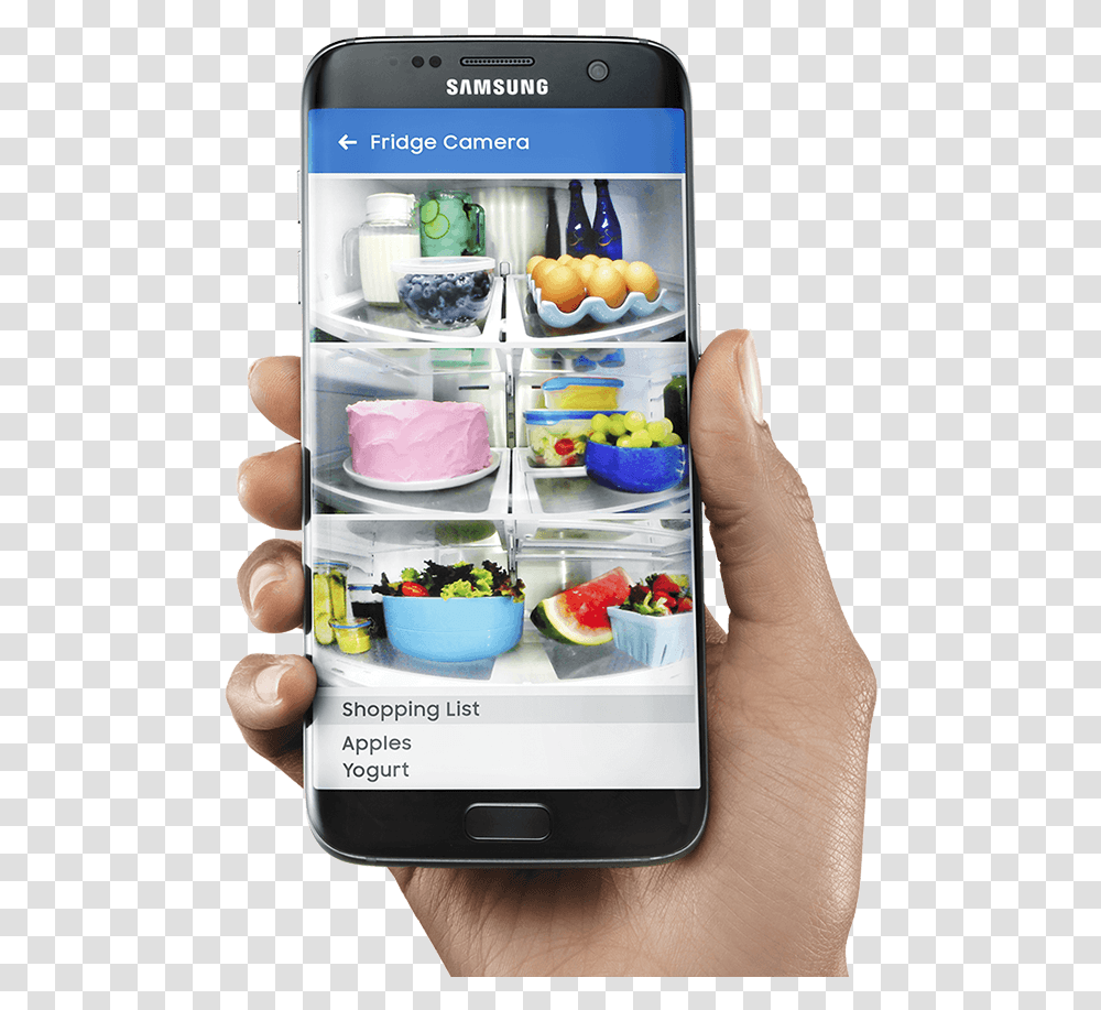 Samsung Fridge App Samsung Family Hub App, Person, Human, Plant, Ice Cream Transparent Png