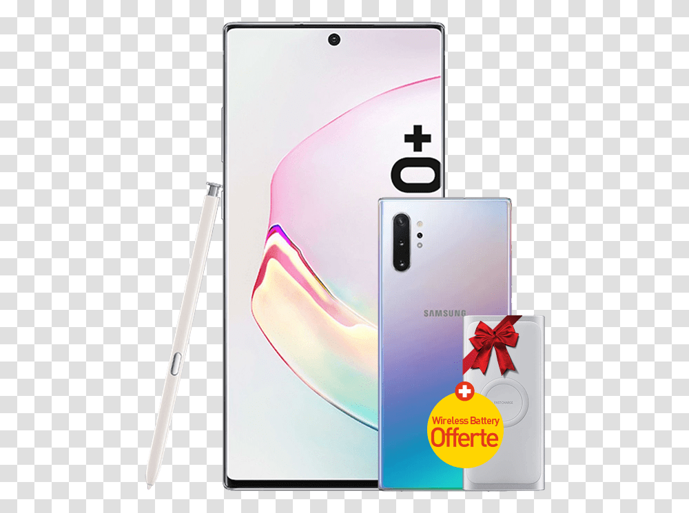 Samsung Galaxy Note 10 Plus Note 10 White Glow, Phone, Electronics, Mobile Phone, Cell Phone Transparent Png