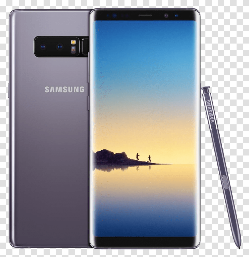 Samsung Galaxy Note 8 2017, Mobile Phone, Electronics, Cell Phone, Person Transparent Png