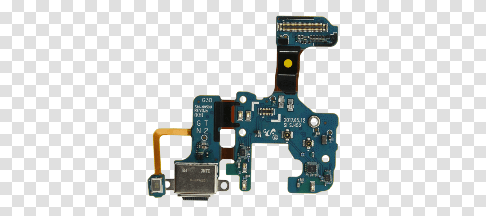Samsung Galaxy Note 8 Dock Port Flex Cable Replacement, Electronics, Electronic Chip, Hardware, Computer Transparent Png