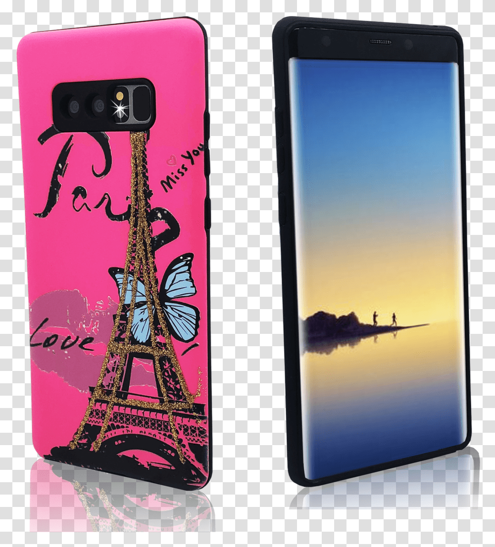 Samsung Galaxy Note 8 Mm 3d Paris Butterfly, Mobile Phone, Electronics, Cell Phone, Skateboard Transparent Png