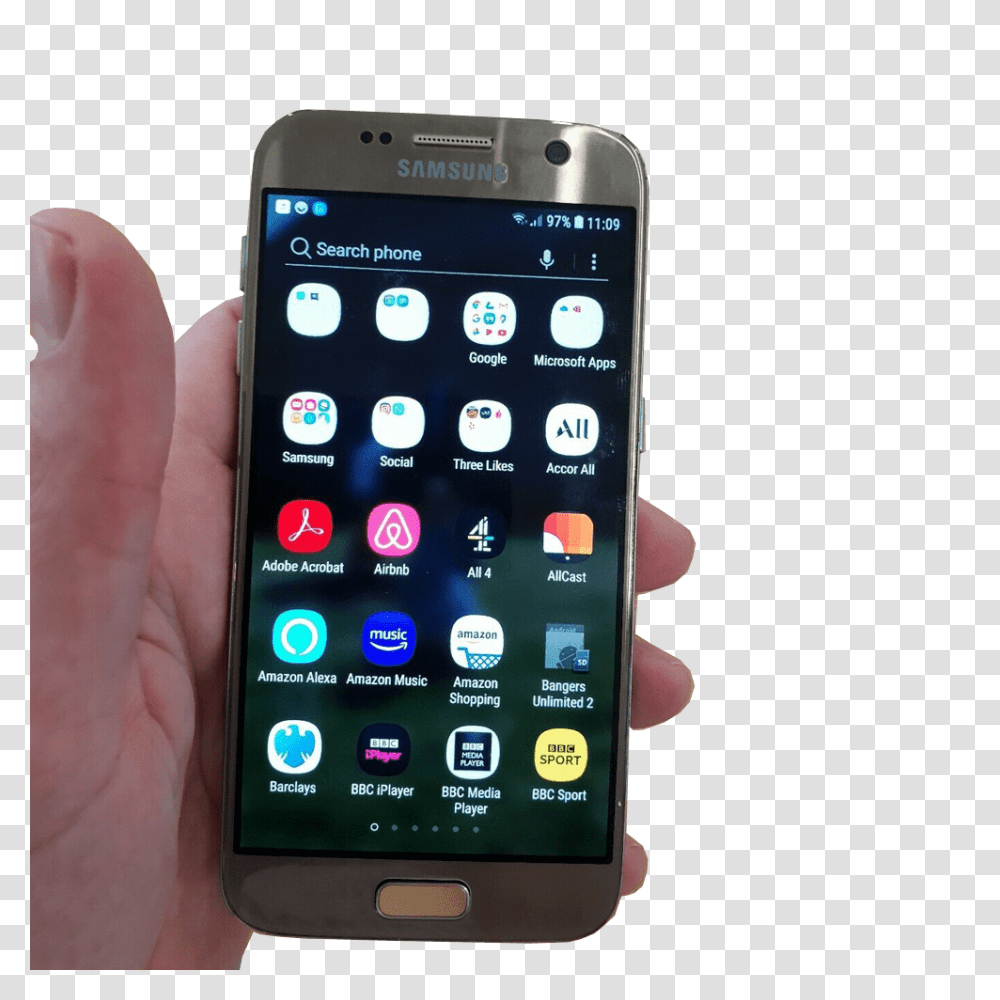 Samsung Galaxy Phone In Hand No Iphone, Mobile Phone, Electronics, Cell Phone, Person Transparent Png