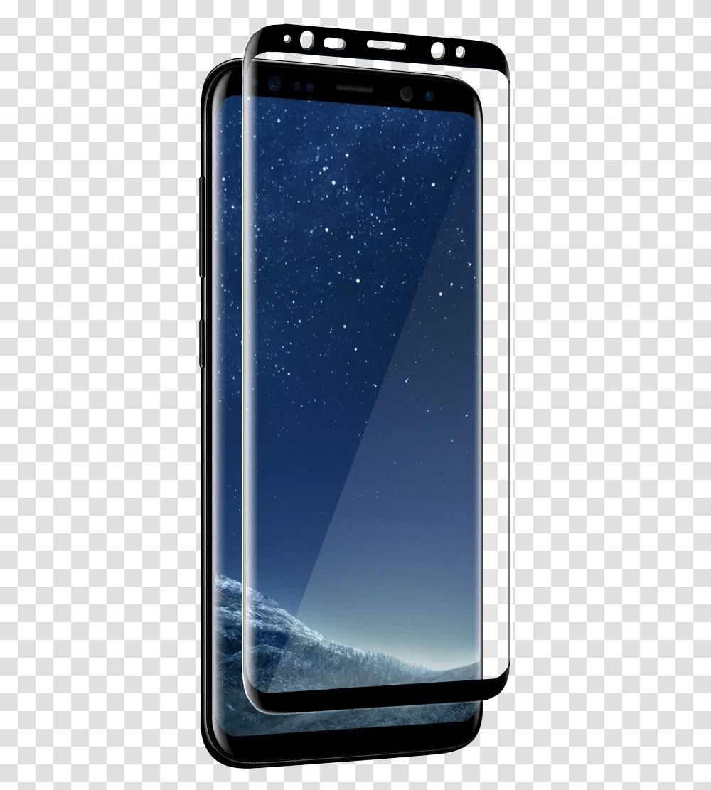 Samsung Galaxy S 8 Curved Black Tempered GlassTitle Samsung S8 Glass Black, Mobile Phone, Electronics, Cell Phone, Iphone Transparent Png