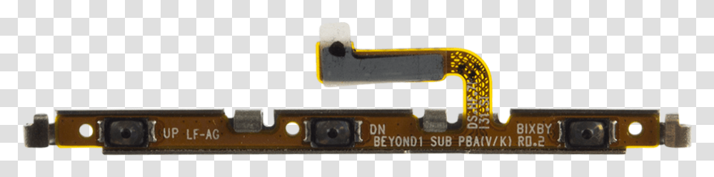 Samsung Galaxy S10 Volume Button Flex Cable Replacement Electronics, Gun, Weapon, Weaponry, Wrench Transparent Png