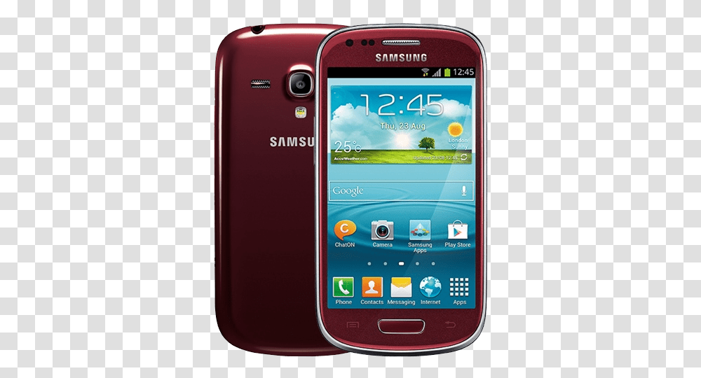 Samsung Galaxy S3 Mini 8gb Red Unlocked - Tech Samsung S3 Mini, Mobile Phone, Electronics, Cell Phone Transparent Png