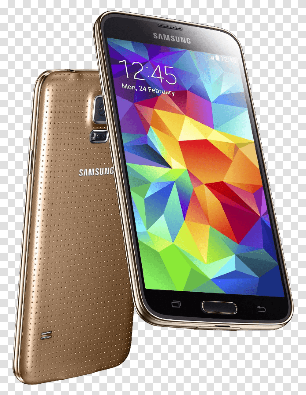 Samsung Galaxy S5 G900h Gold Samsung's 5 Gold, Mobile Phone, Electronics, Cell Phone Transparent Png
