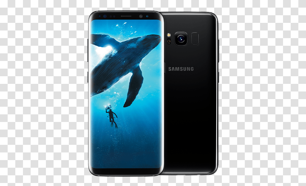 Samsung Galaxy S8 64gb Midnight Black, Mobile Phone, Electronics, Cell Phone, Water Transparent Png