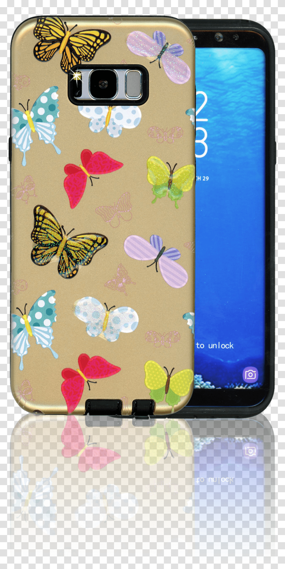 Samsung Galaxy S8 Plus Mm 3d Butterfly, Mobile Phone, Electronics, Cell Phone, Purse Transparent Png