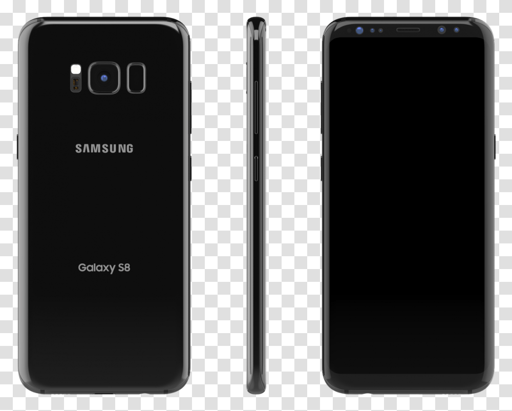Samsung Galaxy S8 Skin Black Iphone, Mobile Phone, Electronics, Cell Phone Transparent Png