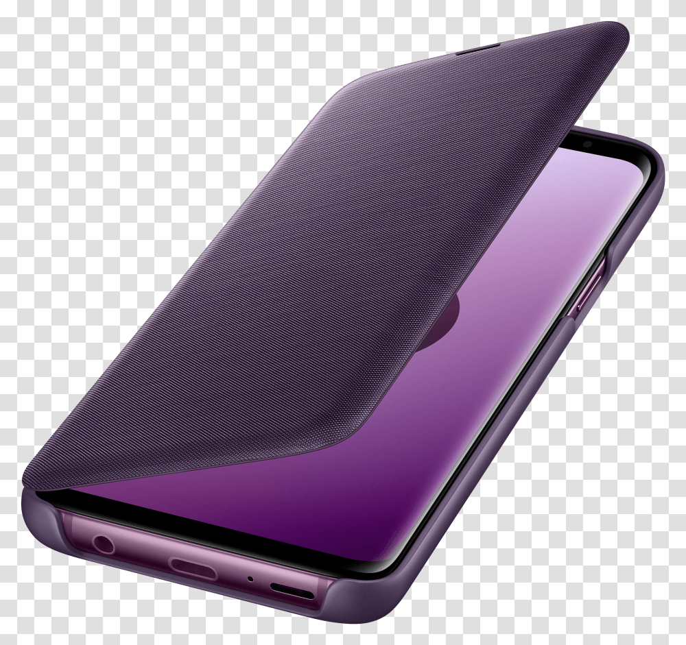Samsung Galaxy S9 Samsung Galaxy S9 Clear View Cover Suojakotelo Violetti, Computer, Electronics, Pc, Laptop Transparent Png