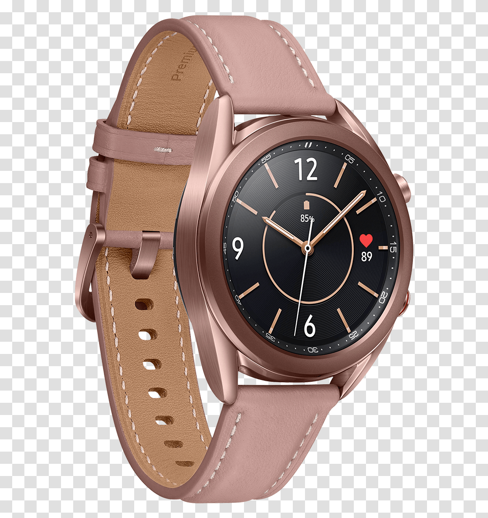 Samsung Galaxy Watch 3 Review The Best Android Smartwatch Samsung Galaxy Watch 3 Mystic Bronze, Wristwatch Transparent Png