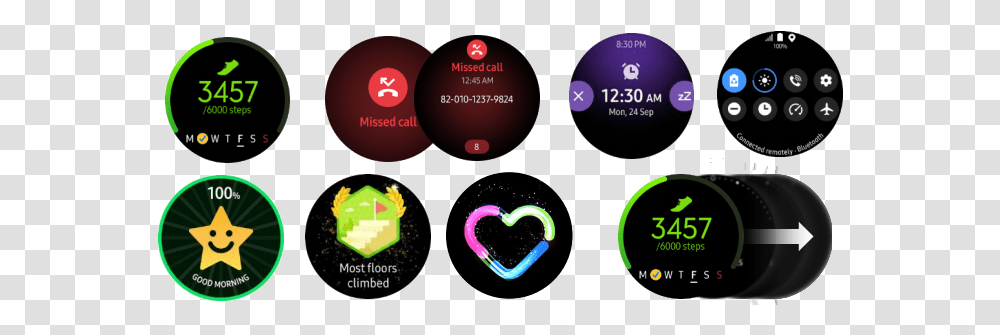Samsung Galaxy Watch Active Leak Shows Off One Ui Galaxy Watch One Ui, Text, Heart, Number Transparent Png