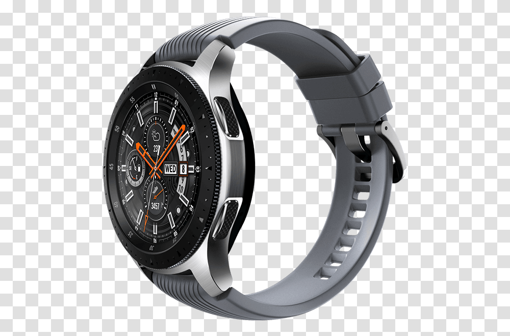 Samsung Galaxy Watch The Official Samsung Galaxy Site, Wristwatch, Helmet, Clothing, Apparel Transparent Png