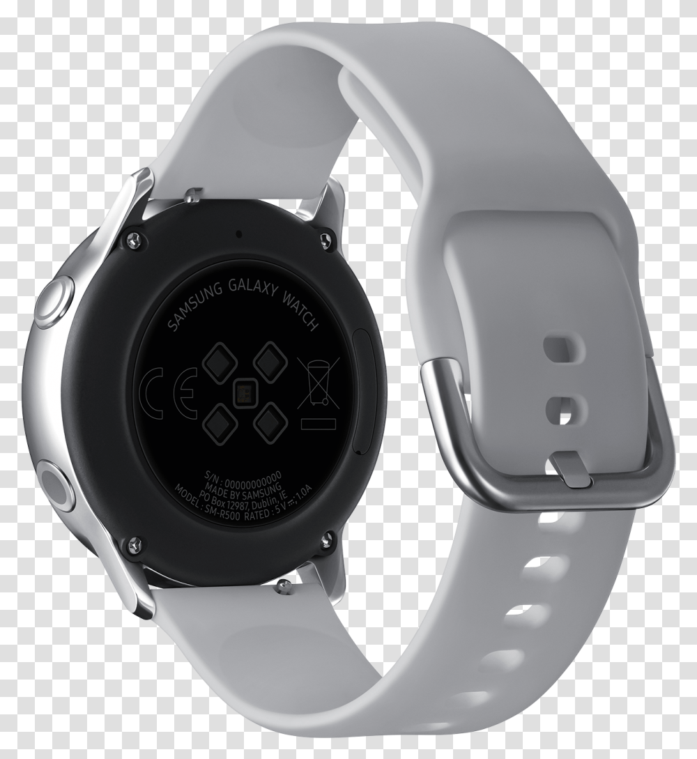 Samsung Galaxy Watch Whitw, Wristwatch, Helmet, Apparel Transparent Png