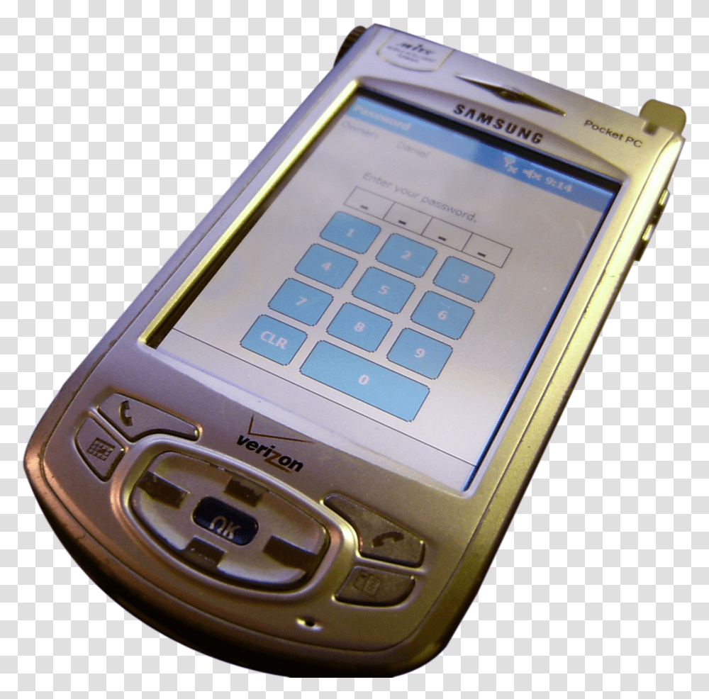 Samsung I700 Pocket Pc, Mobile Phone, Electronics, Cell Phone, Hand-Held Computer Transparent Png