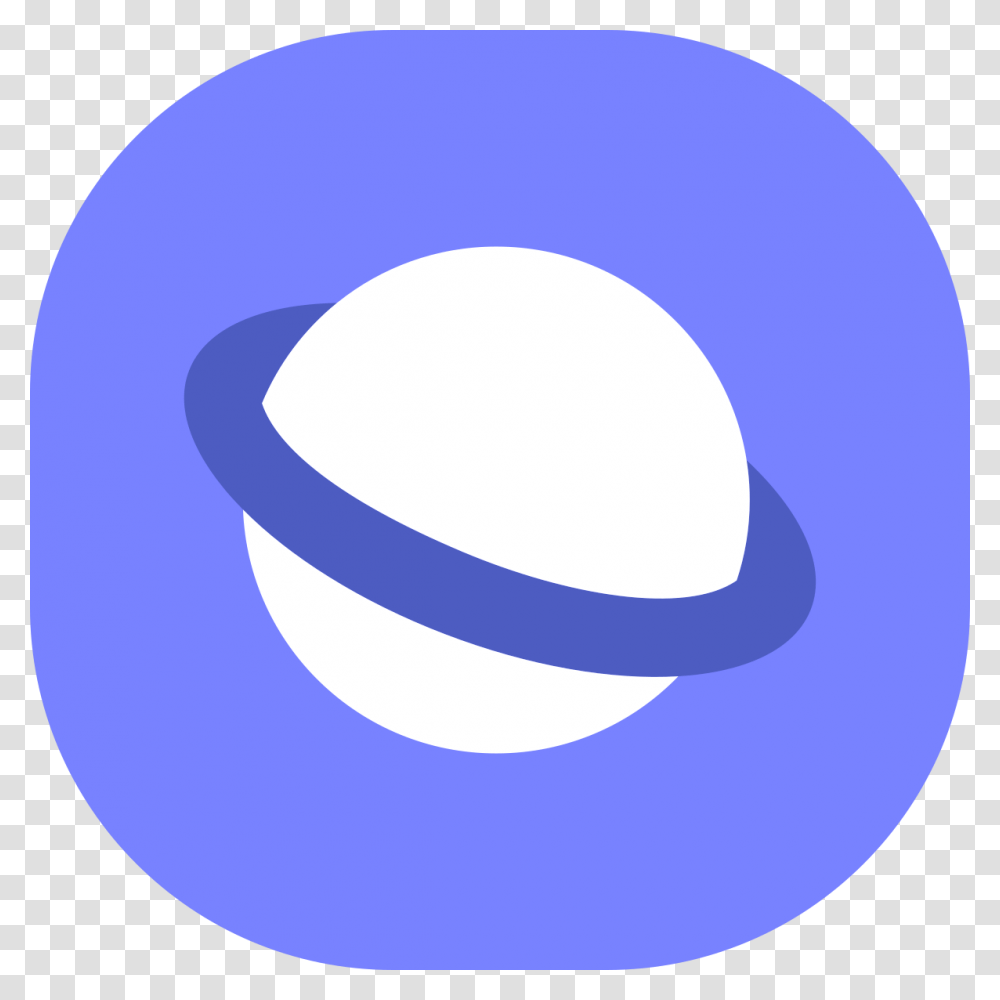 Samsung Internet Icon, Sphere, Moon, Outer Space, Night Transparent Png