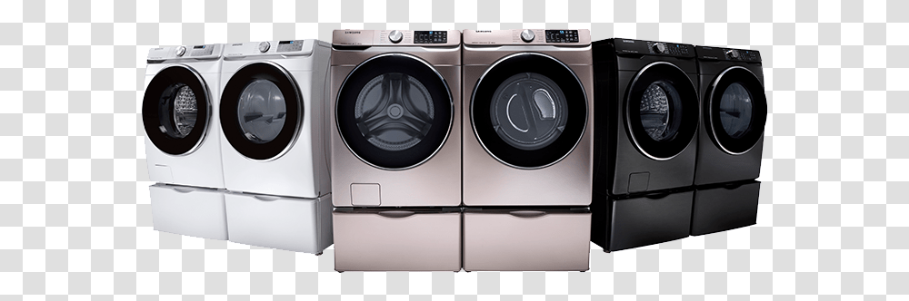 Samsung Laundry Appliances Washing Machine, Washer, Dryer Transparent Png