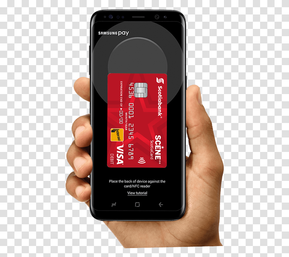 Samsung Pay Samsung Pay Scotiabank, Mobile Phone, Electronics, Cell Phone, Person Transparent Png