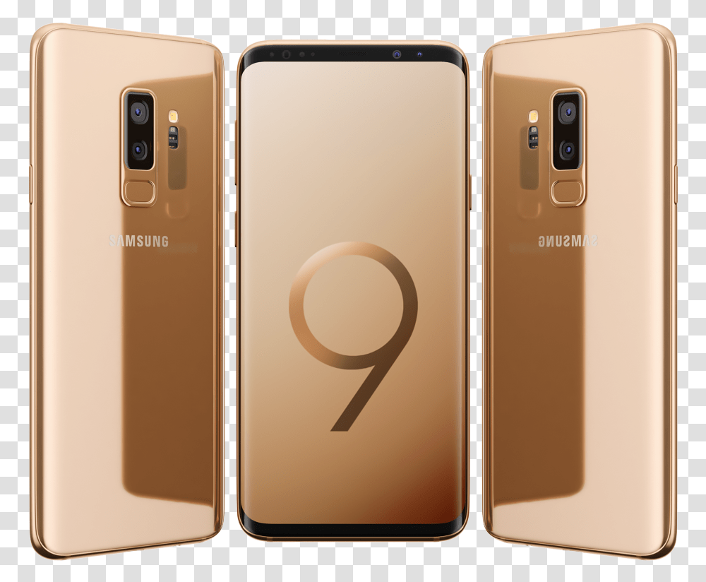 Samsung S9 Plus Sunrise Gold, Mobile Phone, Electronics, Cell Phone, Ipod Transparent Png