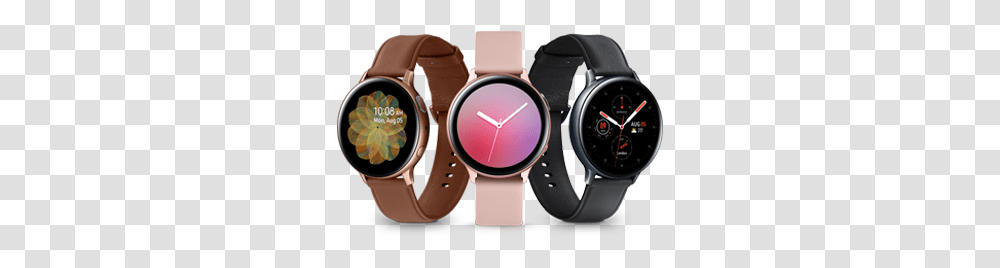 Samsung Tv Samsung Galaxy Watch Active2 Steel, Wristwatch, Digital Watch Transparent Png