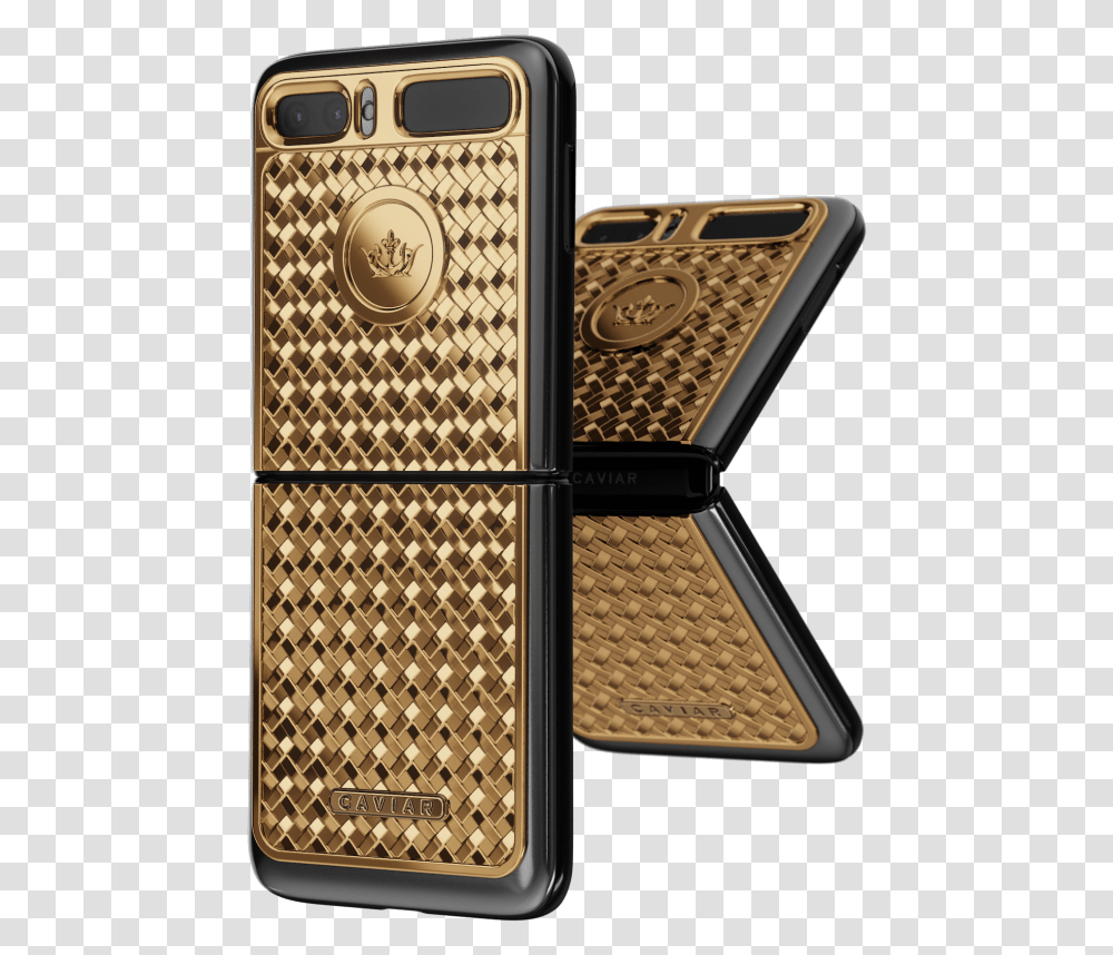 Samsung Z Flip Gold By Caviar Buy Online Galaxy Z Flip Gold Caviar, Mobile Phone, Electronics, Cell Phone, Lighter Transparent Png