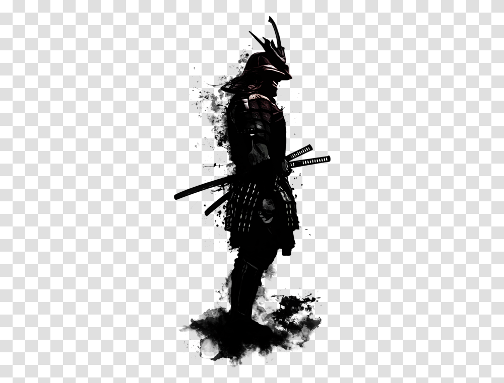 Samurai Armored Samurai, Person, People, Ninja, Silhouette Transparent Png