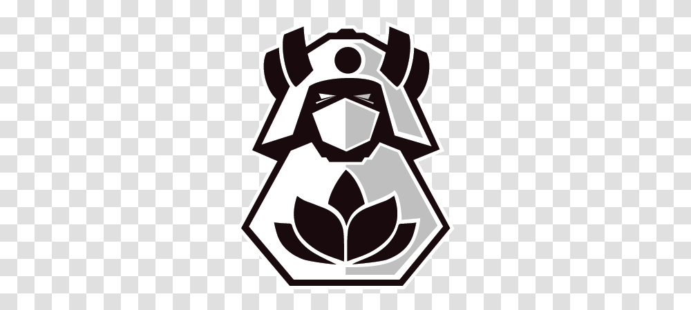 Samurai Logo 1 Image Samurai Logo, Stencil, Symbol, Recycling Symbol, Poster Transparent Png