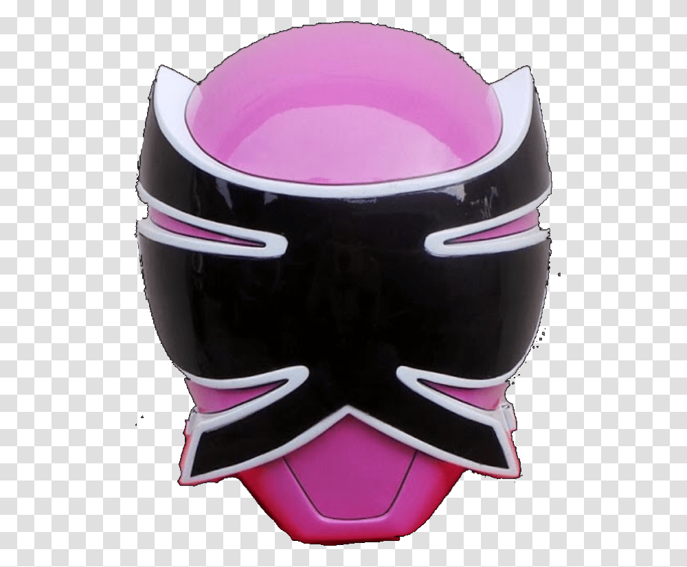 Samurai Mask Pink Samurai Ranger Helmet, Apparel, Crash Helmet, Purple Transparent Png