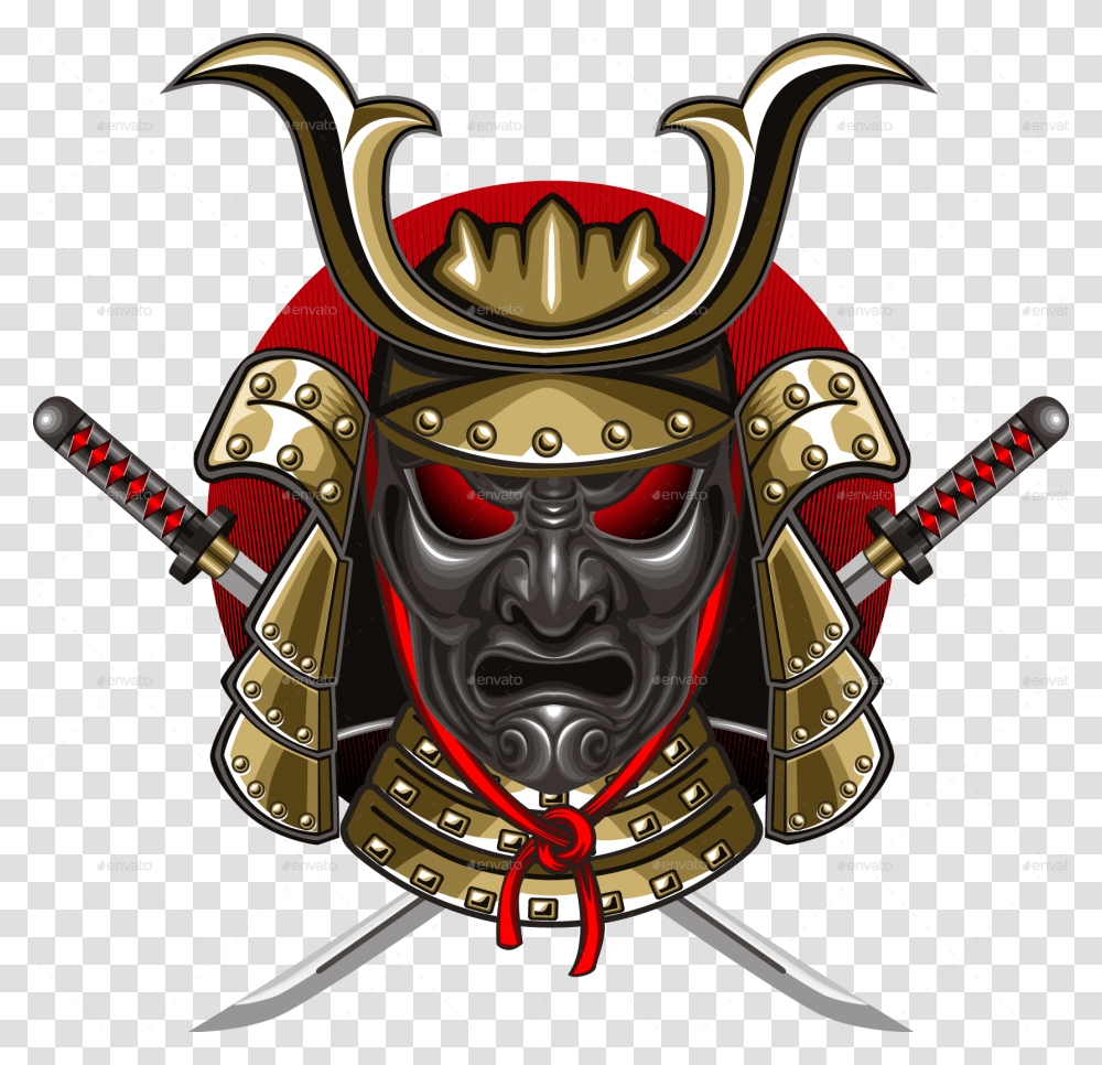 Samurai, Person, Armor, Knight, Emblem Transparent Png
