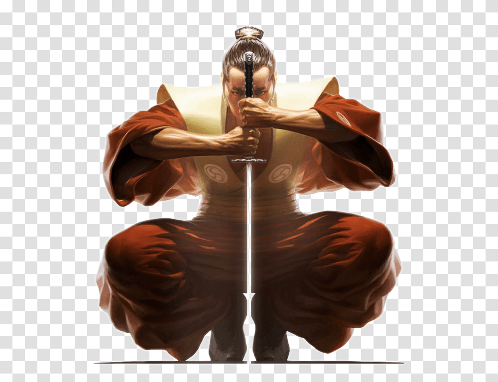 Samurai, Person, Bronze, Head, Face Transparent Png