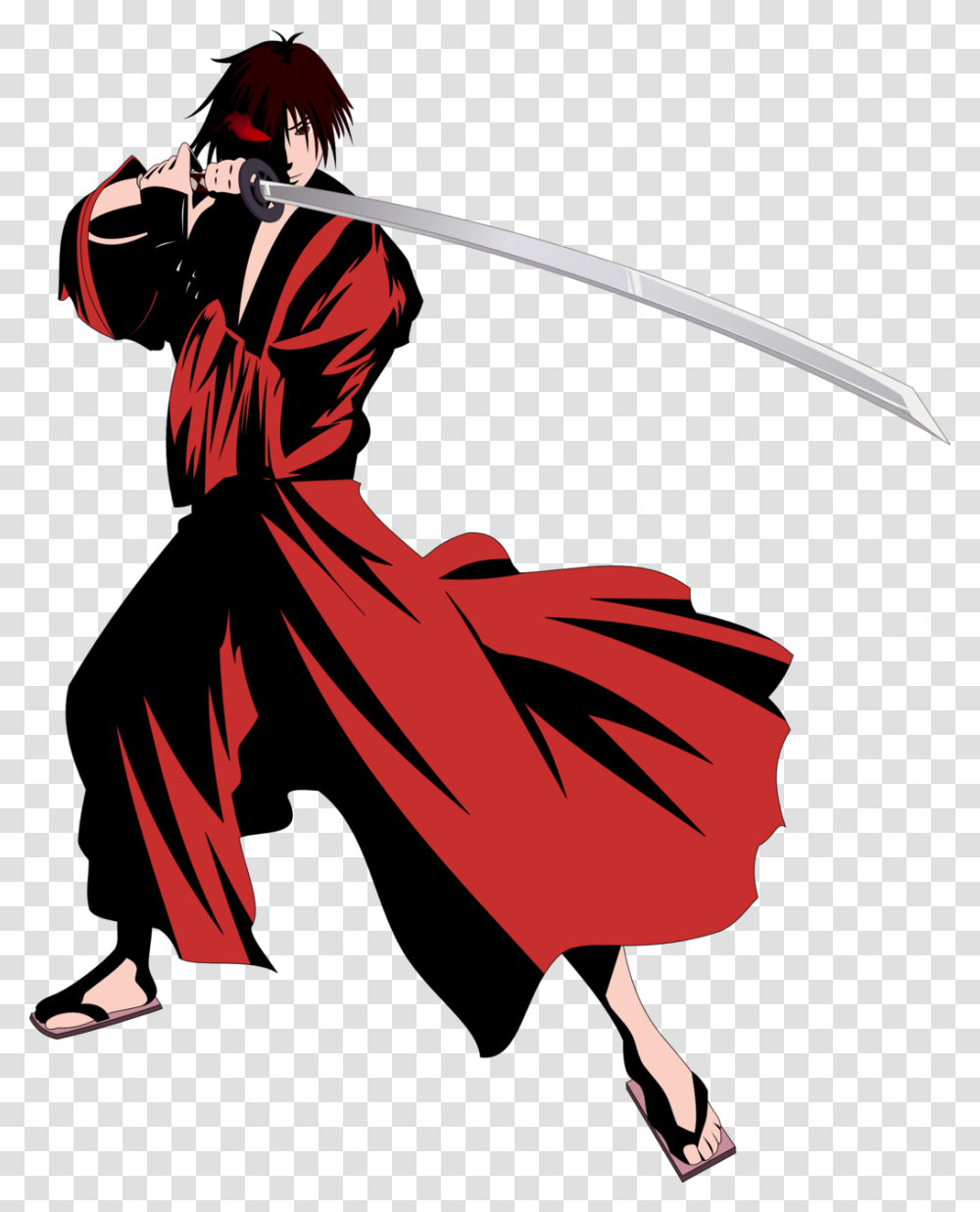 Samurai, Person, Human, Duel, Weapon Transparent Png