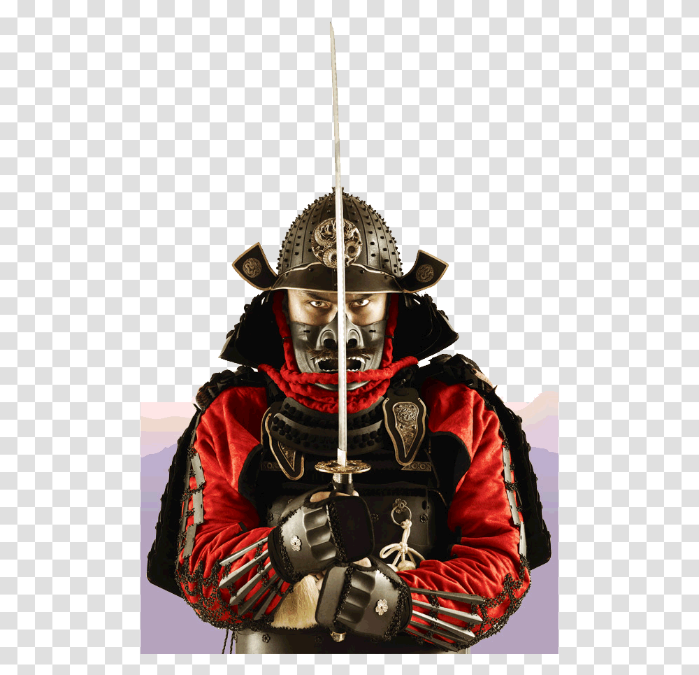 Samurai, Person, Human, Helmet Transparent Png