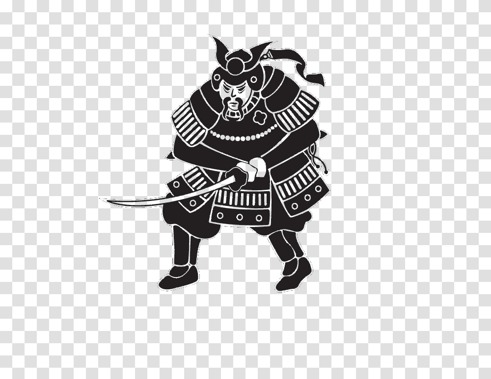 Samurai, Person, Kneeling Transparent Png