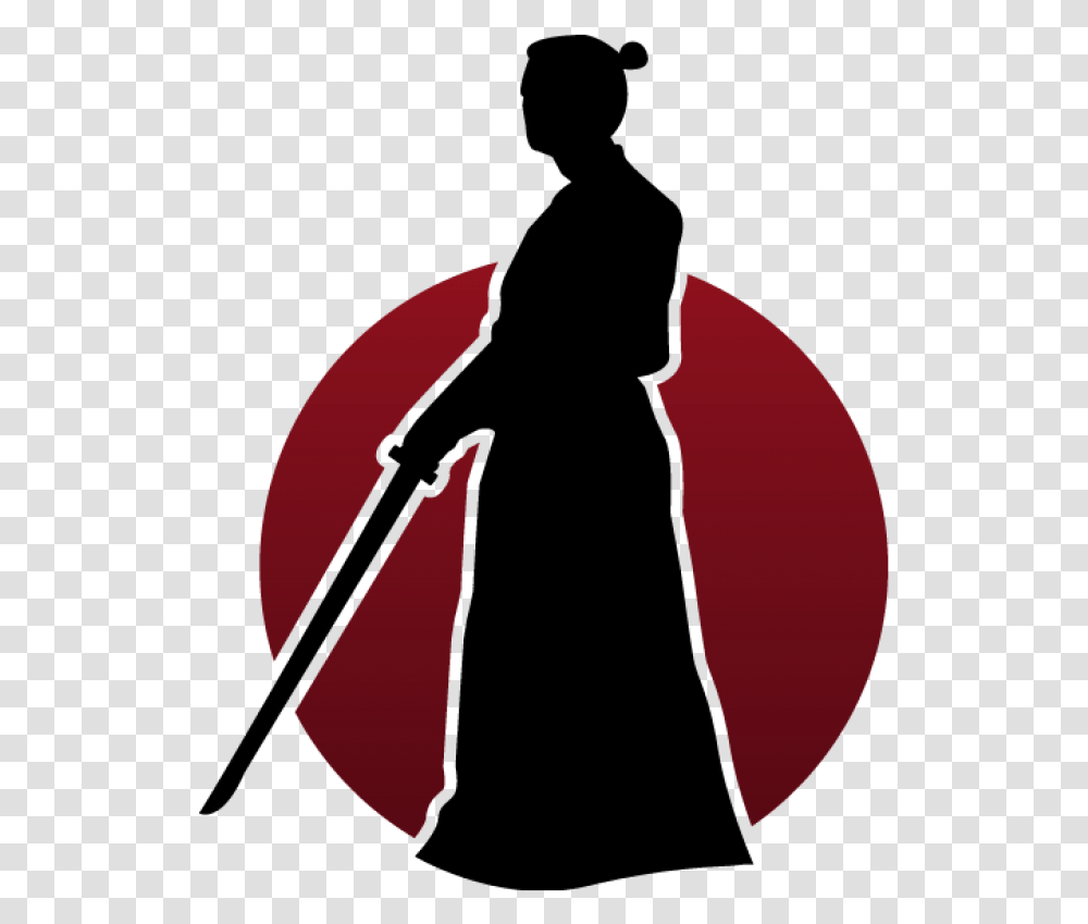 Samurai, Person, Silhouette, Costume Transparent Png