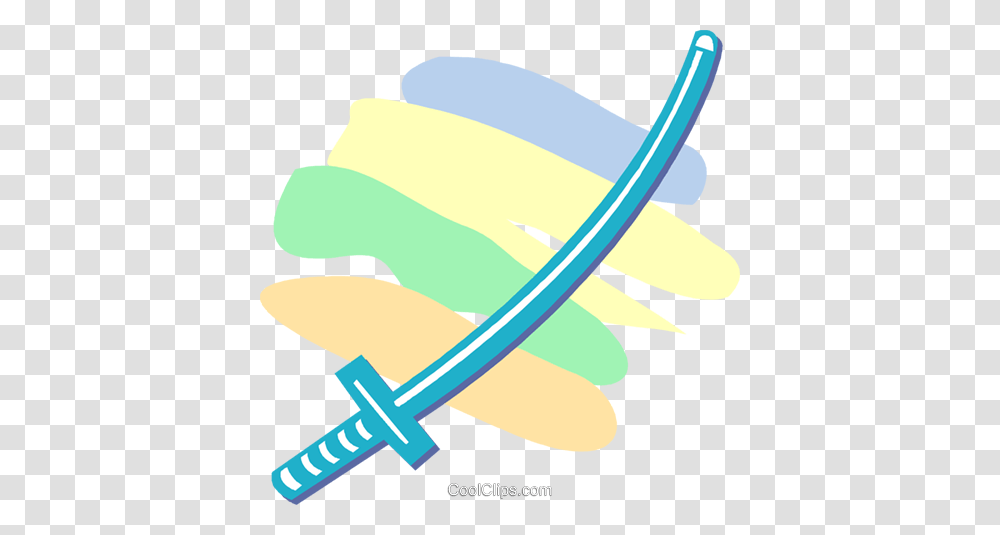 Samurai Sword Royalty Free Vector Clip Art Illustration, Injection, Water, Weapon Transparent Png
