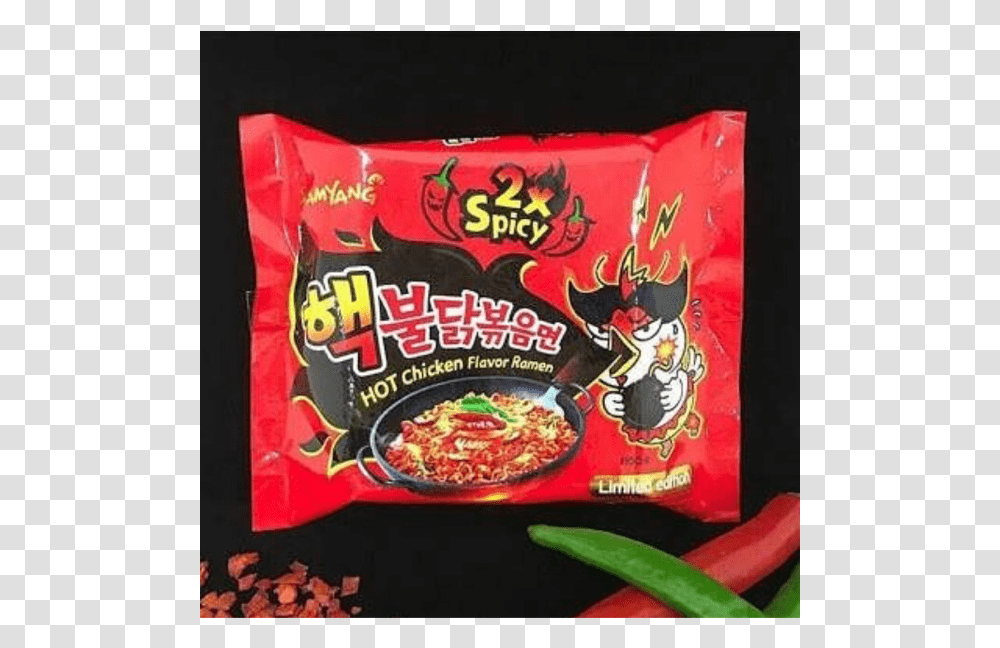 Samyang Noodles X2 Spicy, Sweets, Food, Confectionery, Meal Transparent Png