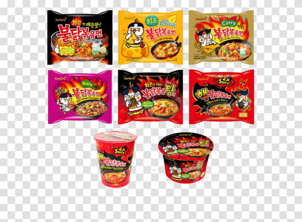 Samyang Spicy Ramen Dragon Imports Samyang Spicy Ramen Noodles, Sweets, Food, Confectionery, Menu Transparent Png
