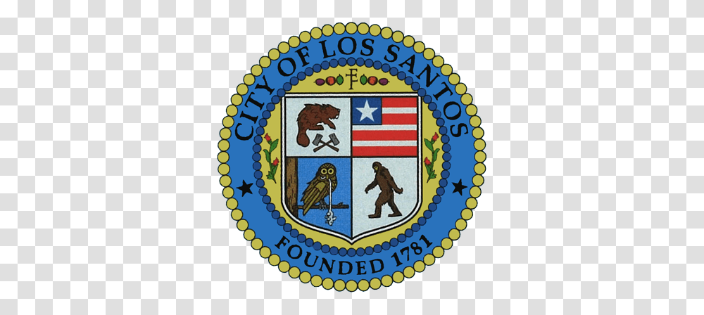 San Andreas Dmv Circle, Logo, Symbol, Trademark, Person Transparent Png