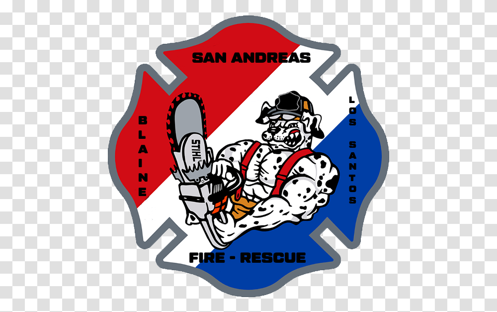 San Andreas Fire Rescue Highway Patrol Logo, Poster, Label, Text, Symbol Transparent Png